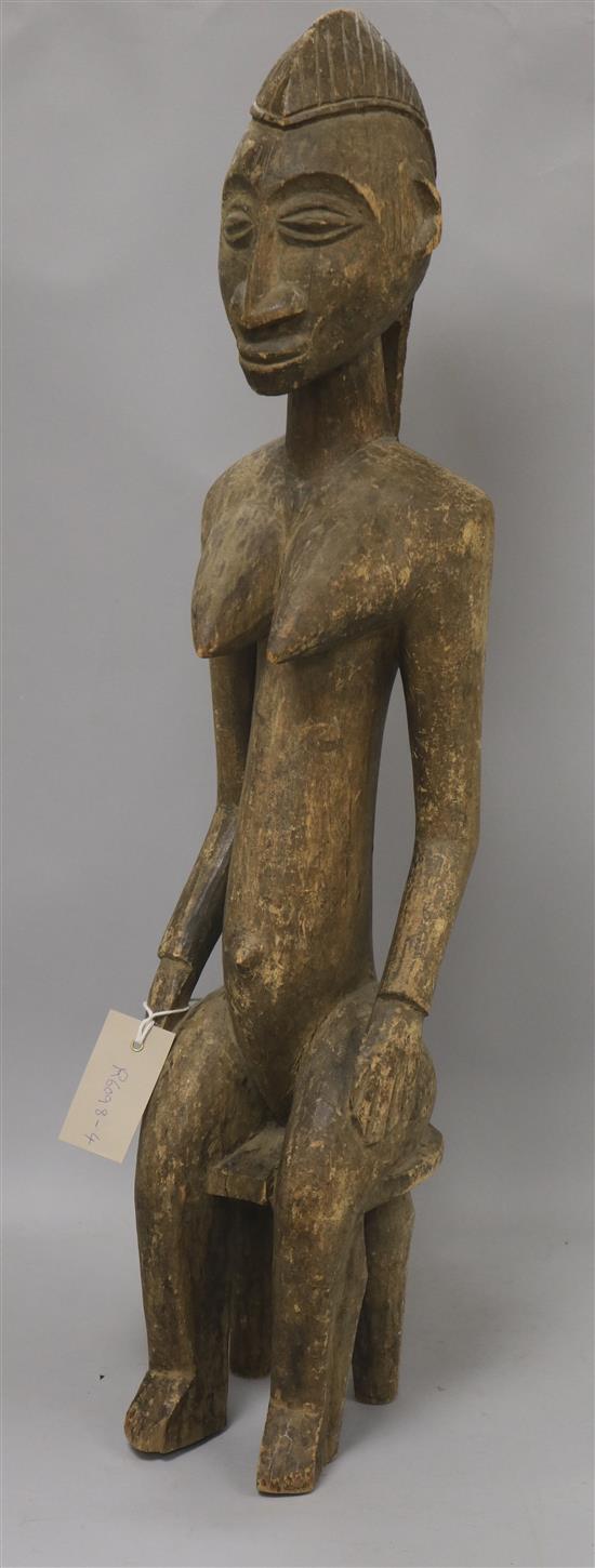 A Senufo tribe Tyekpa maternity figure